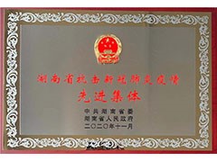 海利常德公司榮獲“湖南省抗擊新冠肺炎疫情先進集體”、彭長春獲“先進個人”